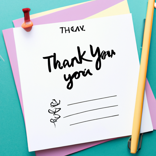 How To Write A Thank-you Note