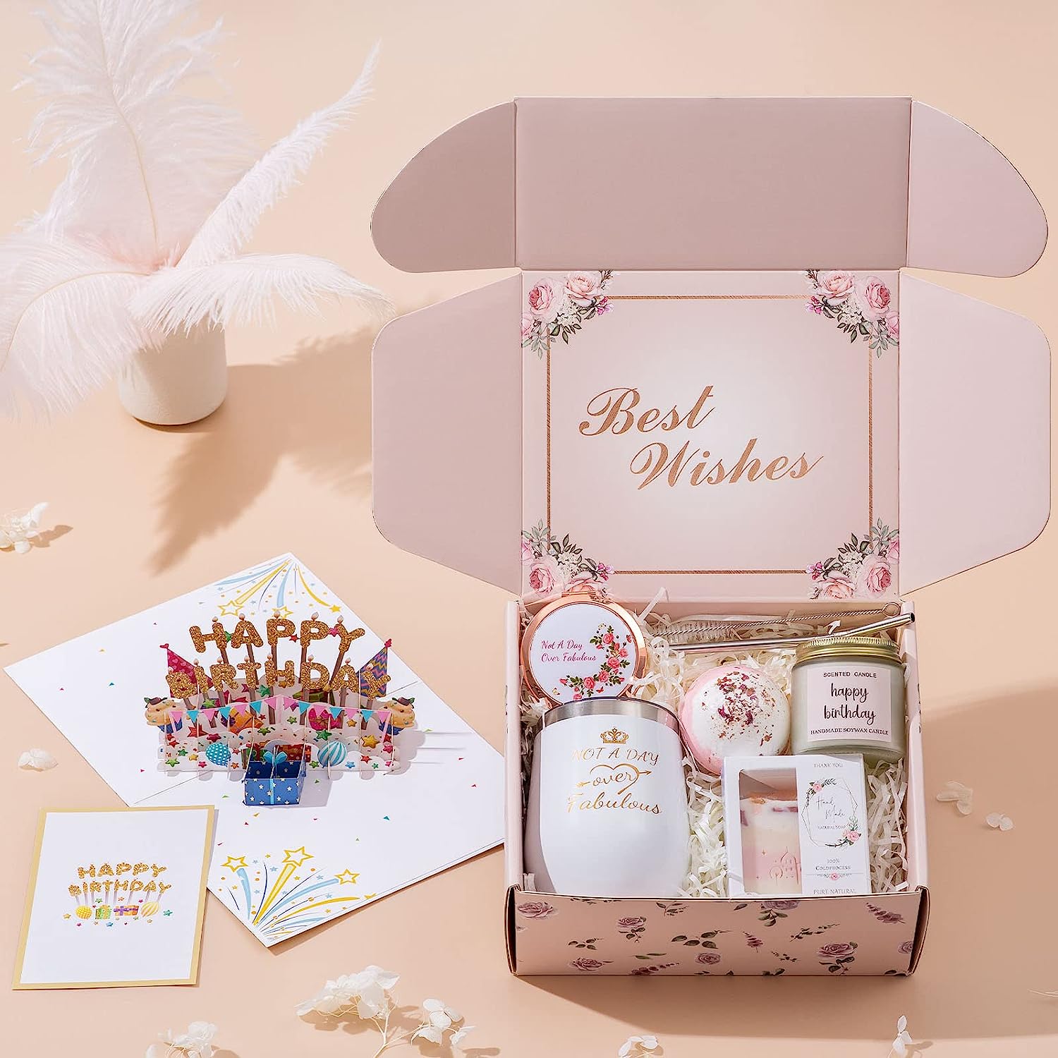 Happy Birthday Relaxing Spa Gift Basket Set