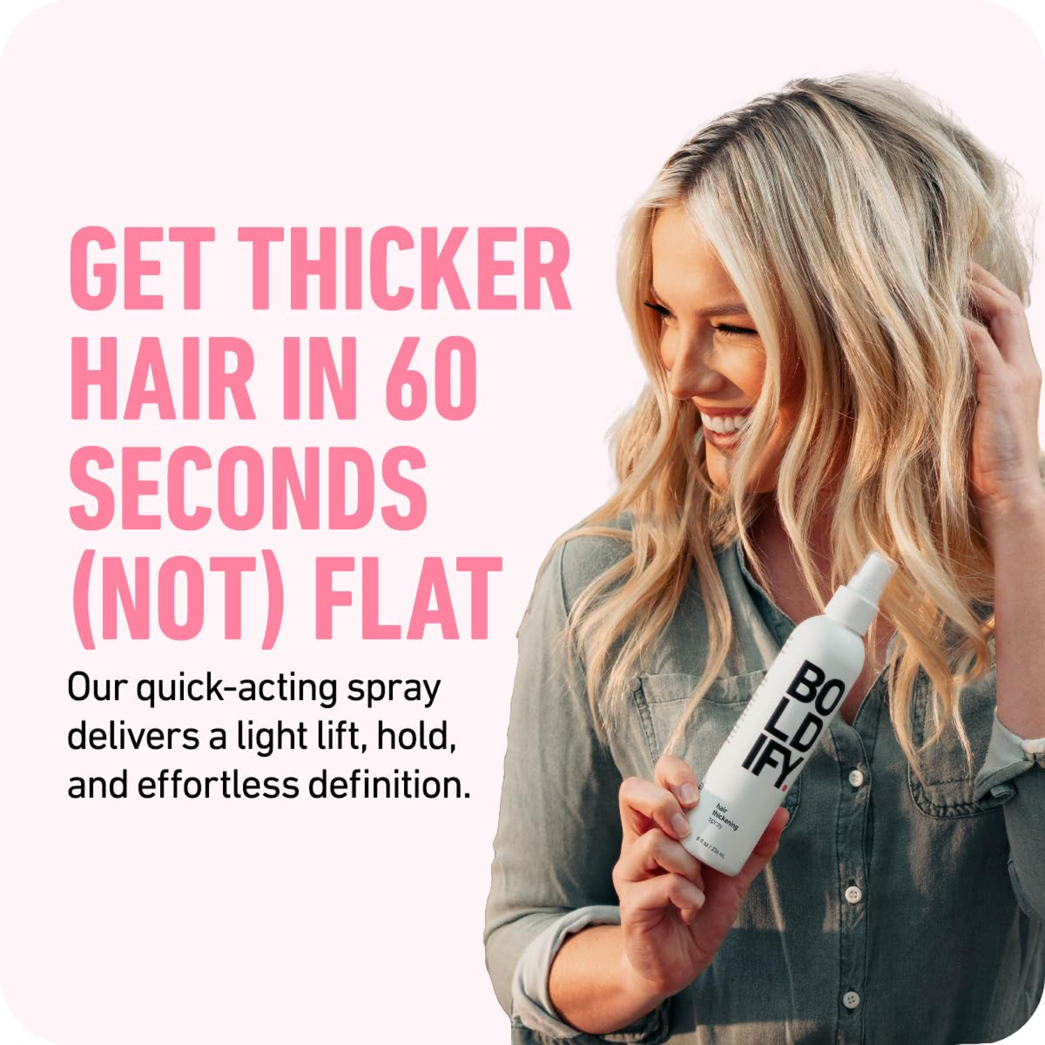Boldify Hair - Get Thicker Har in 60 Seconds