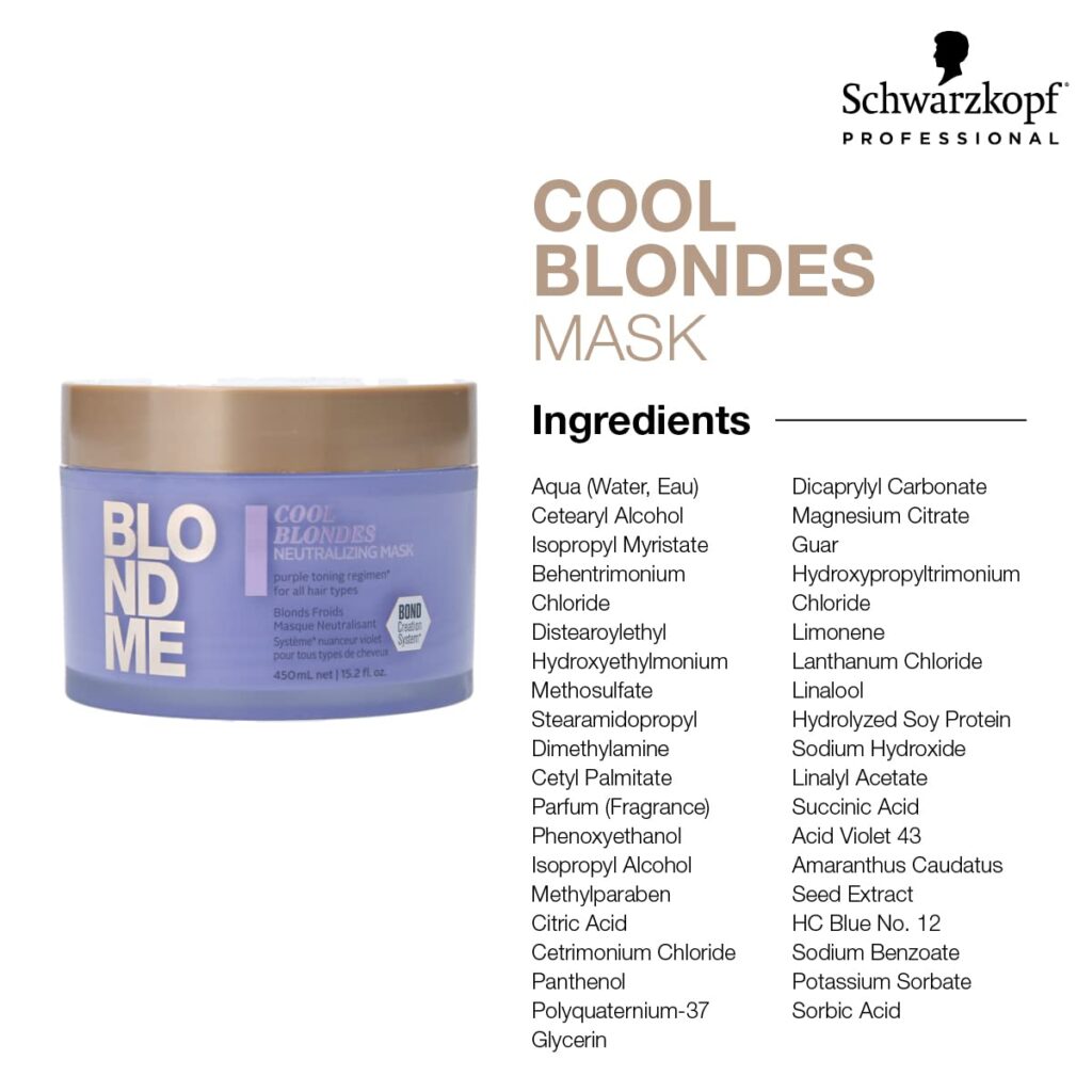 BlondMe Cool Blondes Neutralizing Mask 200ml