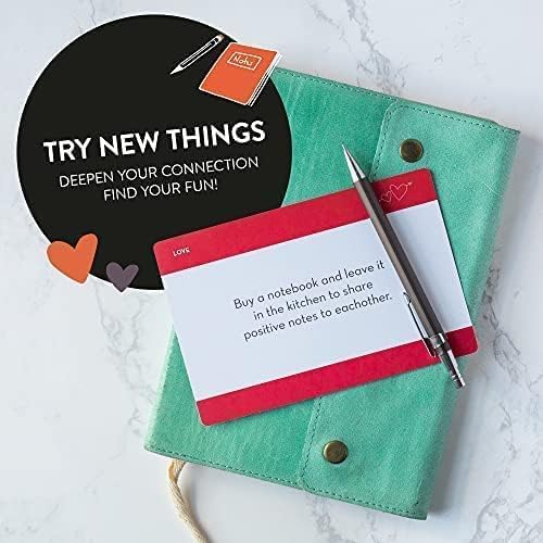 Flowjo Couples Bucket List - The Couple Games - Couple Cards Date Night Gifts - 100 Romantic Adventurous Couples Date Ideas - Reconnect, Bond, and Ignite The Spark of Deeper Love!