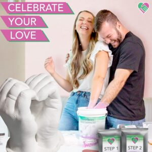 Celebrate love with luna bean hand casting