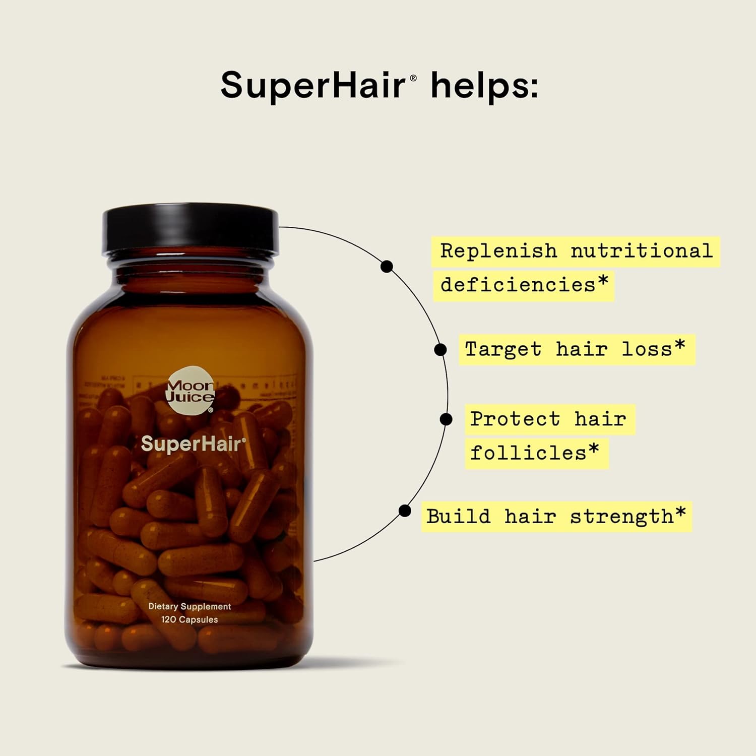 Natural super hair nutrition supplement