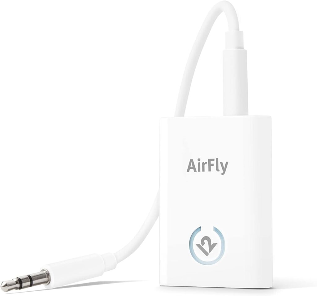 Twelve South AirFly | Wireless transmitter to use Wireless/Noise-cancelling headphones in gyms or on airplanes