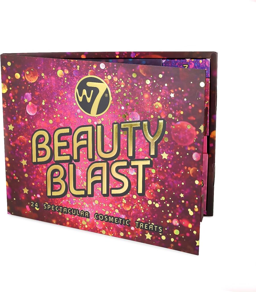 W7 Beauty Blast Advent Calendar 2023-24 Individually Boxed, Makeup  Cosmetic Surprises For Christmas - Cruelty Free, Holiday Gifting For Teenagers, Daughters and Girls