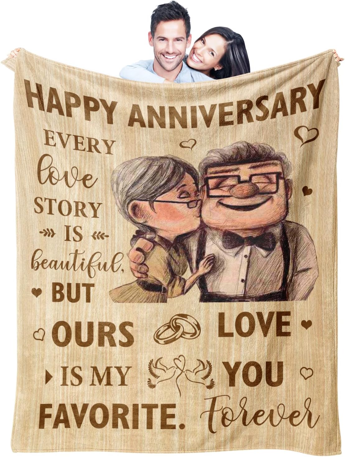Wedding Anniversary Blanket