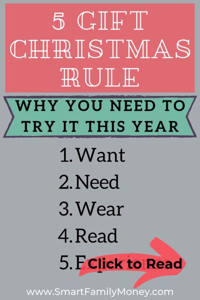 What Are The 5 Rules For Christmas Presents?