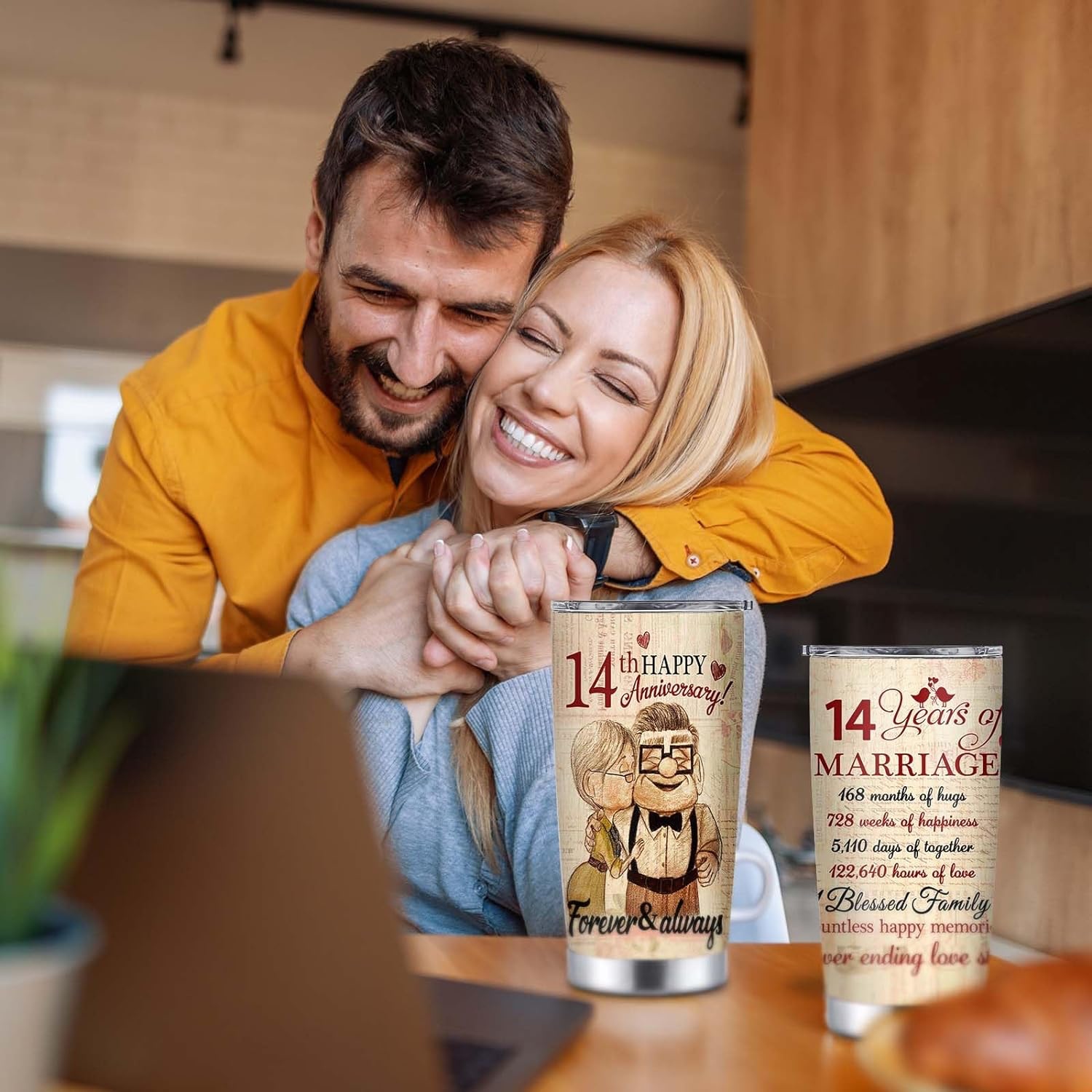 14 Happy Anniversary Tumbler Gift