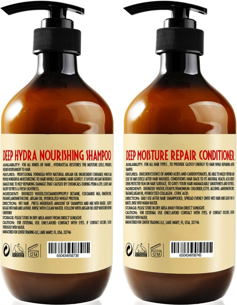 Argan Oil Shampoo and Conditioner