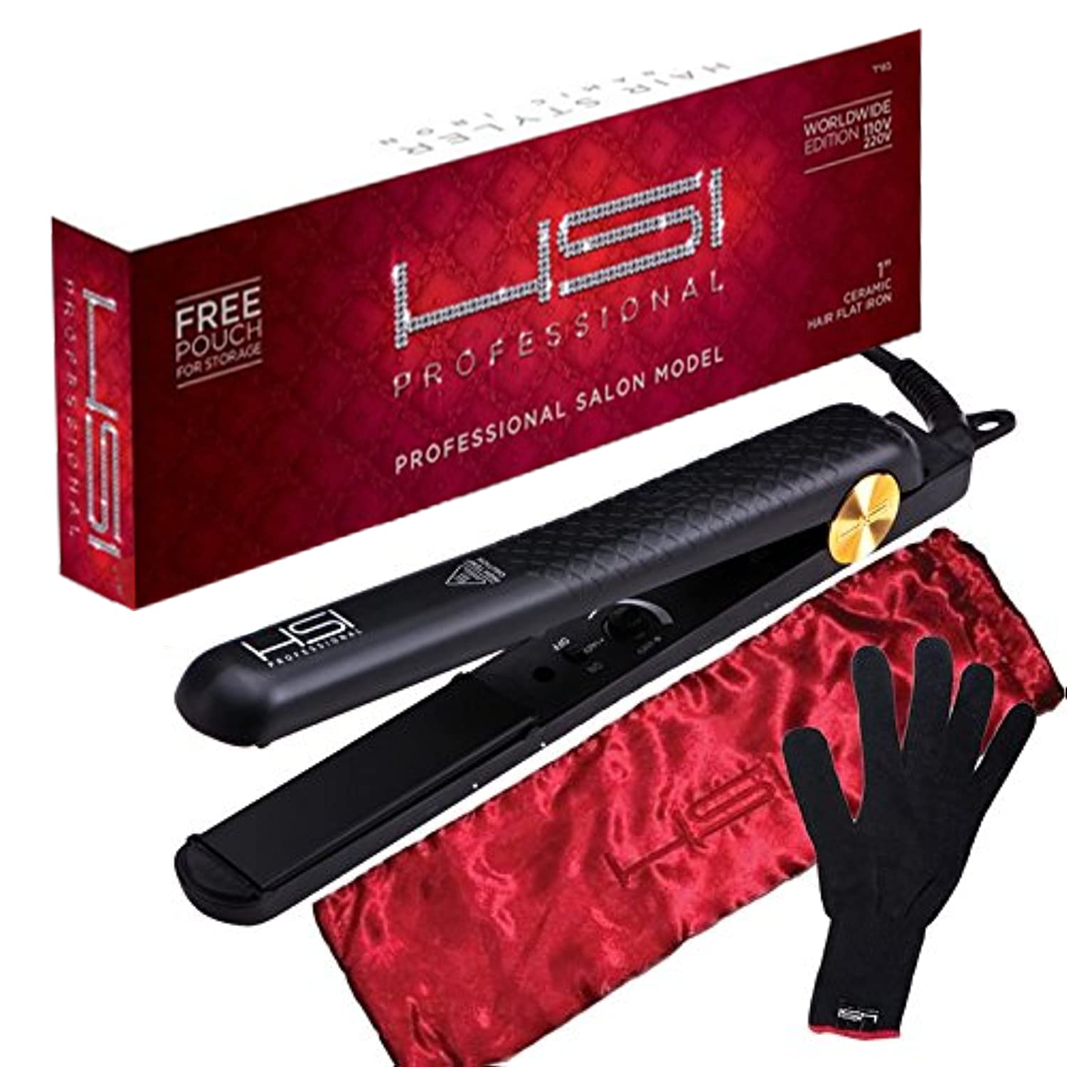 Professional Glider Ceramic Flat Iron Hair Straightener