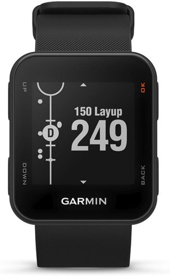 Garmin 010-02028-00 Approach S10, Lightweight GPS Golf Watch, Black