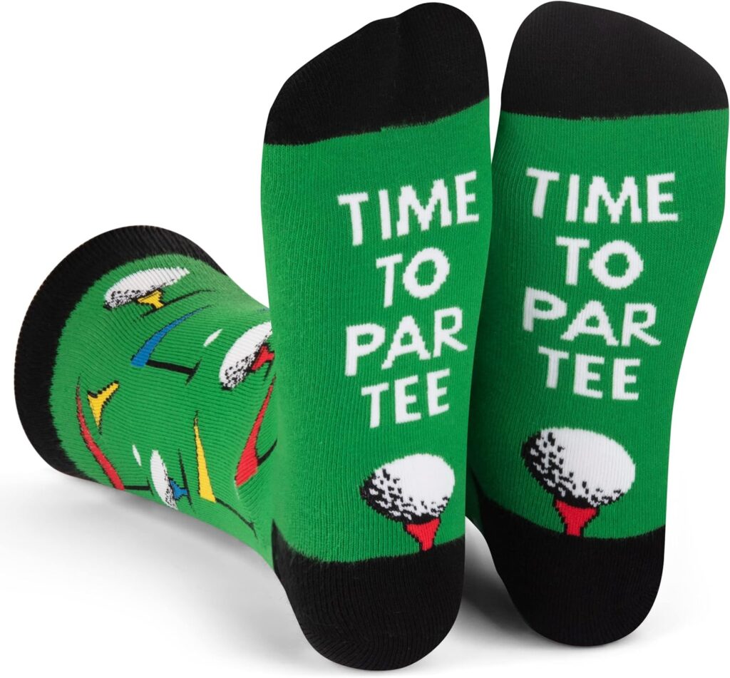 Golf Socks Funny Gifts for Golfers Unisex One Size
