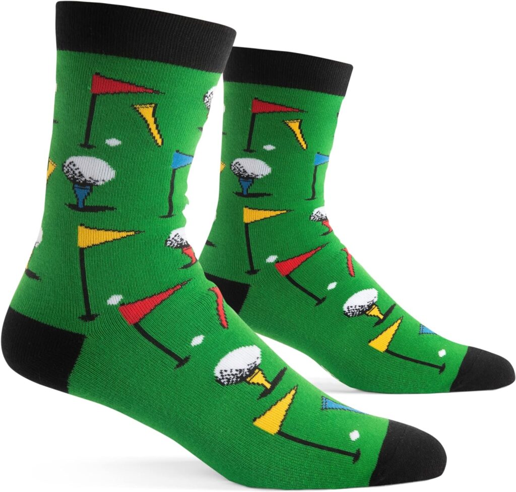 Golf Socks Funny Gifts for Golfers Unisex One Size