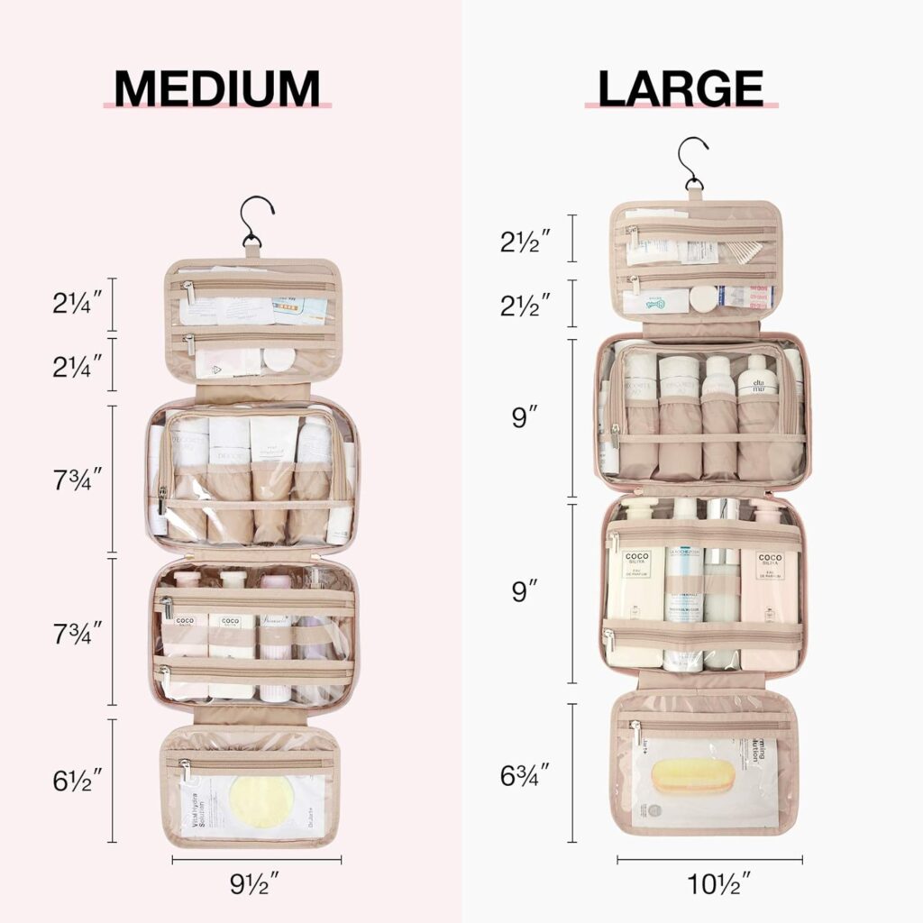 Toiletry Bag hanging Travel Makeup Organiser