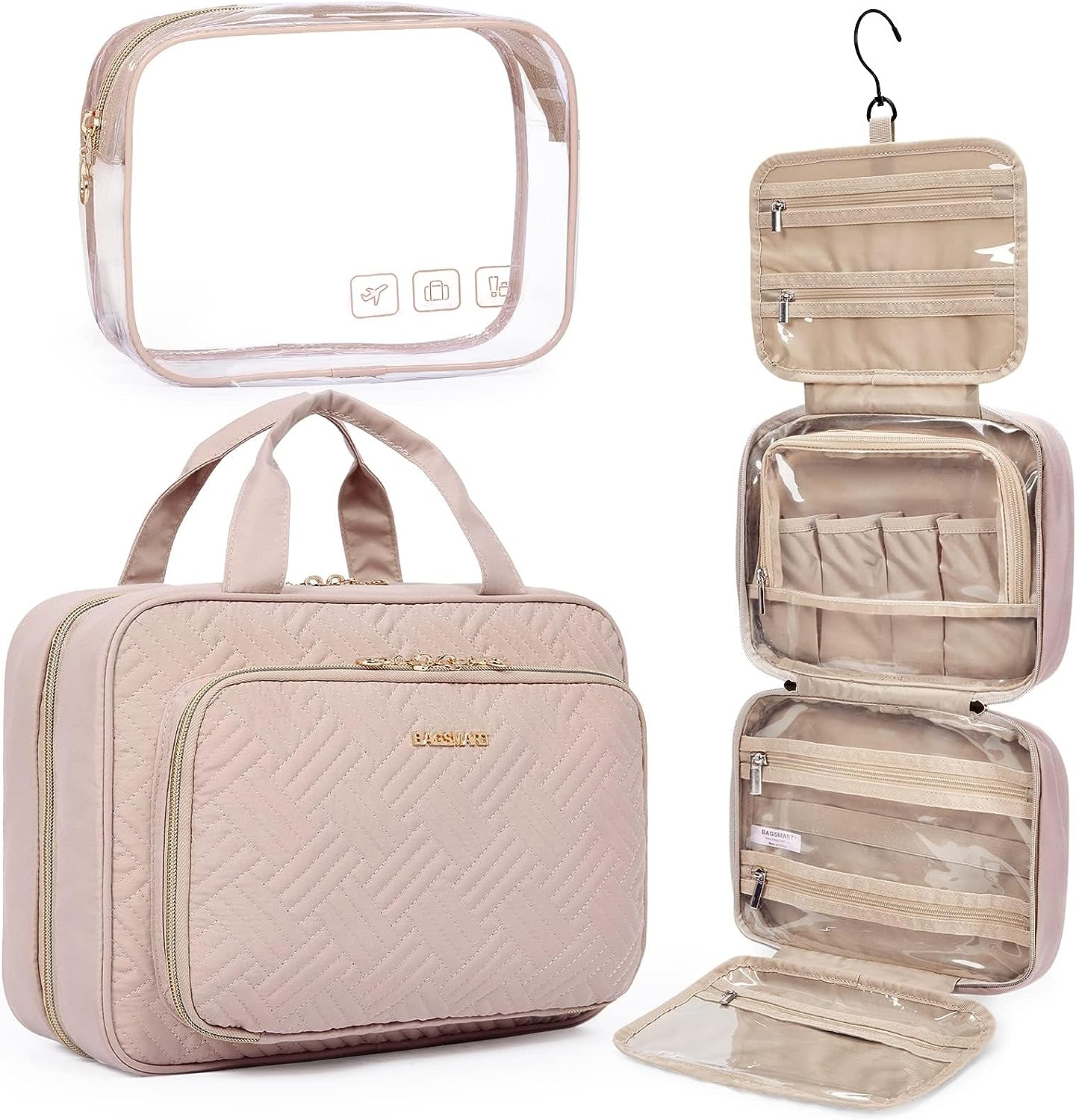 Toiletry Bag hanging Travel Makeup Organiser