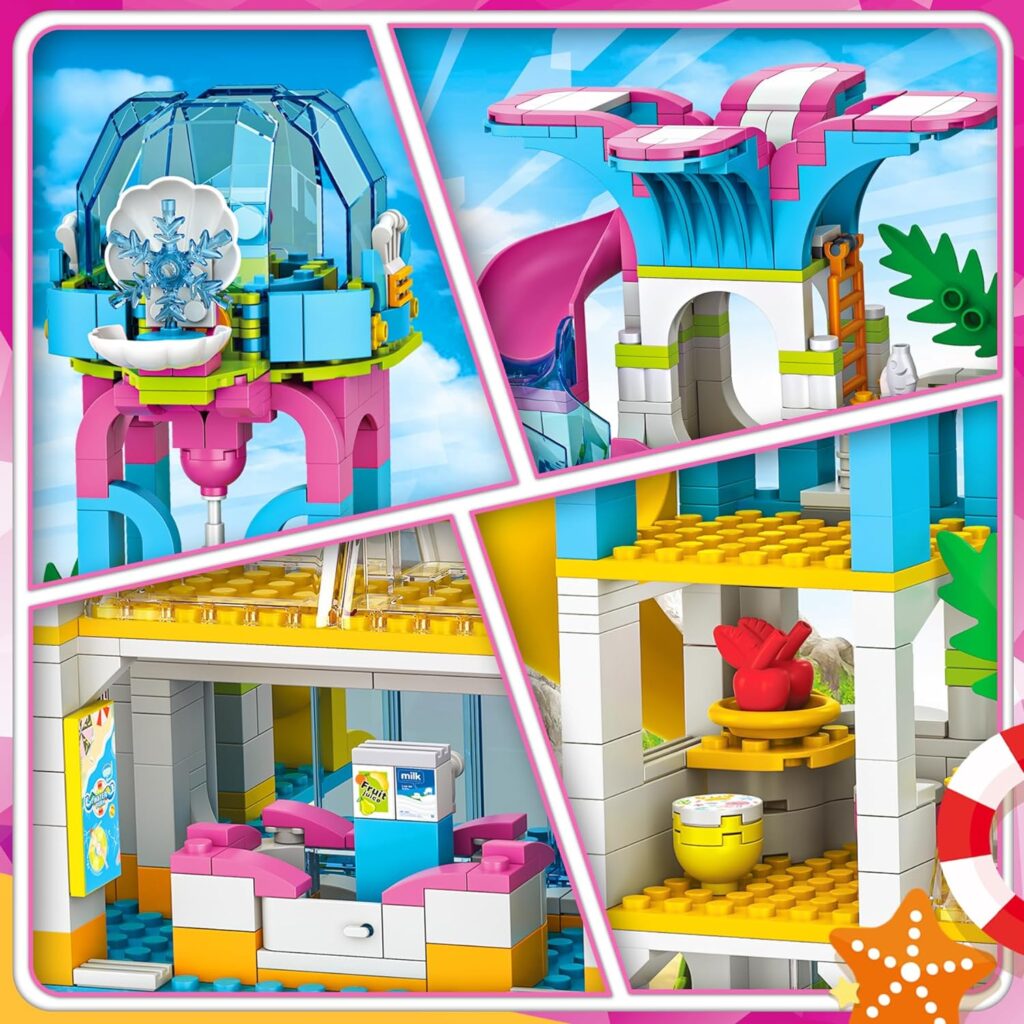 Summer Pool Party Toy Pool Building Blocks Set